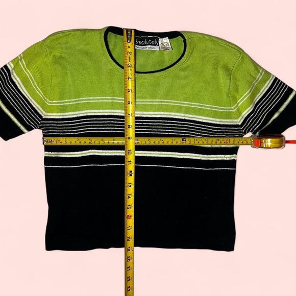 Vintage lime green and navy - Picture 4 of 4